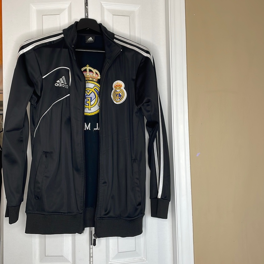 Adidas Tracksuit, Black, Large